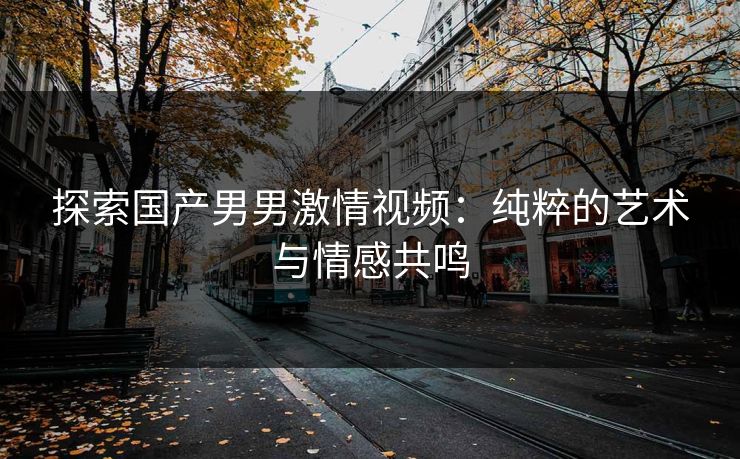 探索国产男男激情视频：纯粹的艺术与情感共鸣